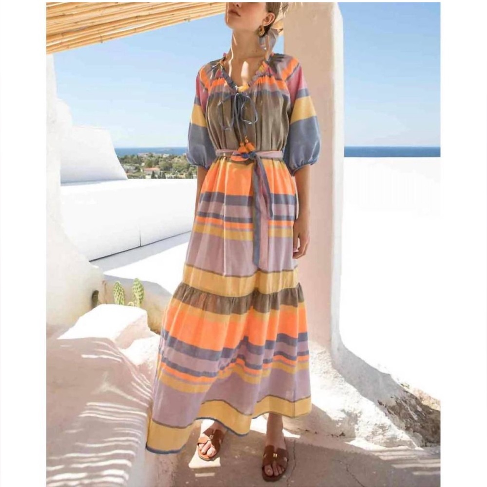 NEMA Marise maxi dress, made in Greece, size L, NWT